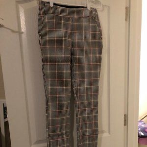 Maurices plaid pull-on bengaline skinny pants